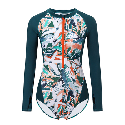 AXESEA连体长袖泳衣女新品