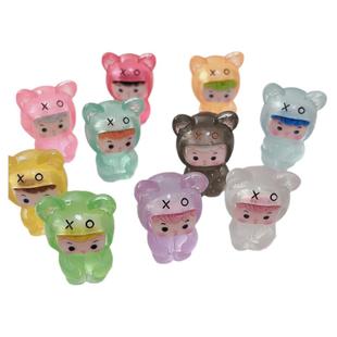 夜光水果多妹崽崽桌面摆件盲盒网红萌粒对对碰盲袋儿童小礼物玩具