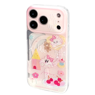 九点半双层立体磁吸蝴蝶结小兔子可爱适用于苹果17promax/16PM手机壳iPhone17Pro少女心支架全包防摔保护壳套