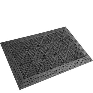 入户门垫室外镂空防滑大门口塑料商用脚垫三合一拼接刮泥除尘地垫
