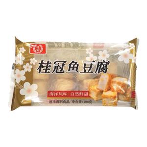 桂冠鱼豆腐100g火锅豆捞食材寿喜锅麻辣烫关东煮烧烤冷冻鱼丸丸子