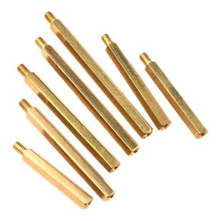 铜柱M3M4单头双通六角螺柱电脑机箱线路板固定柱支撑分隔离螺丝柱