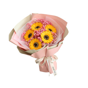 高考干花花束玫瑰香皂花情人节礼物男生仿真花送女友向日葵生日