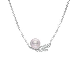 喜珠阁【Grow生长】麦穗单珠吊坠白珍珠项链女款高级饰品