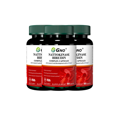 【3瓶装】GNO原装进口纳豆激酶水蛭素心脑血管养护中老年疏通软化