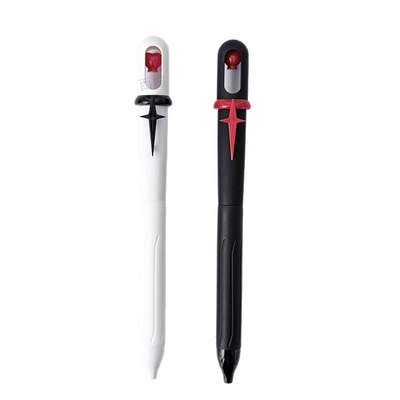 学生专用黑色刷题笔旋转出芯黑笔