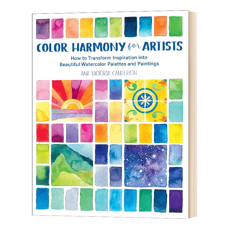 英文原版 Color Harmony for Artists 艺术家的色彩和谐 调色配色水彩绘画技法画册 英文版 进口英语原版书籍