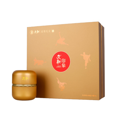 文新信阳毛尖印象300g送礼盒