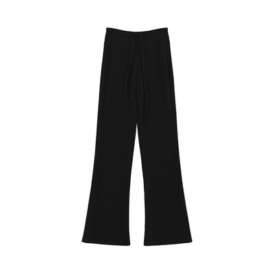 加厚加绒高腰显瘦微喇裤