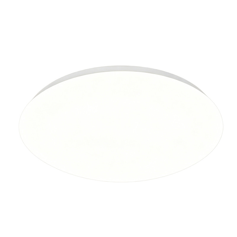 全白LED家用吸顶灯圆形卧室灯现代简约客厅灯阳台厨卫灯饰灯具