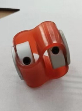 Link cnc八字型弹性聚氨酯红色八字联轴器轴套编码器