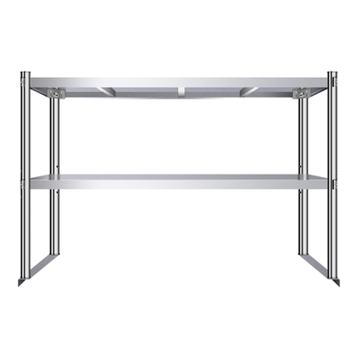 厨房不锈钢台面立架餐厅置物架工作台面架三两层架饭店桌面收纳架