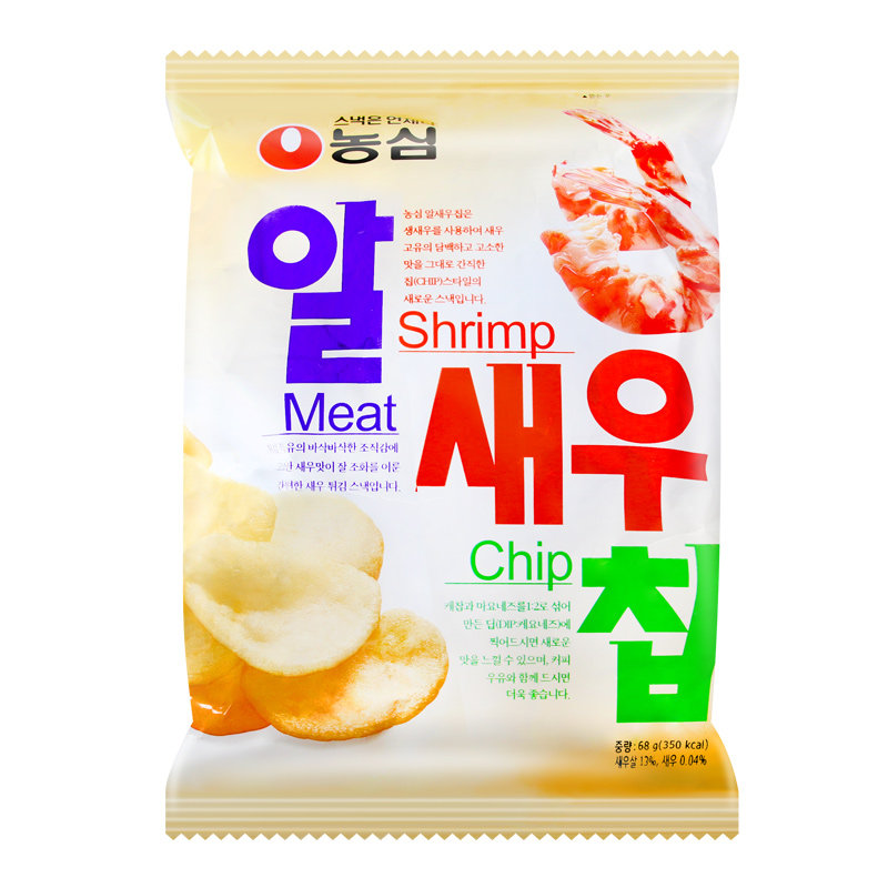 进口零食大礼包韩国农心68g*4袋