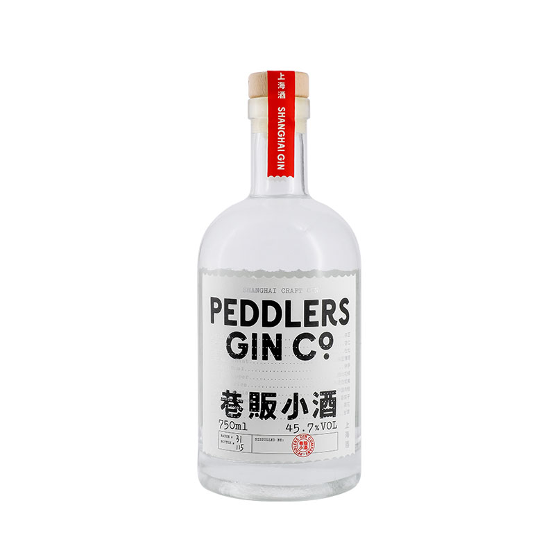 巷贩小酒精酿金酒PEDDLERS GIN中国制造金酒少量现货正品750ml