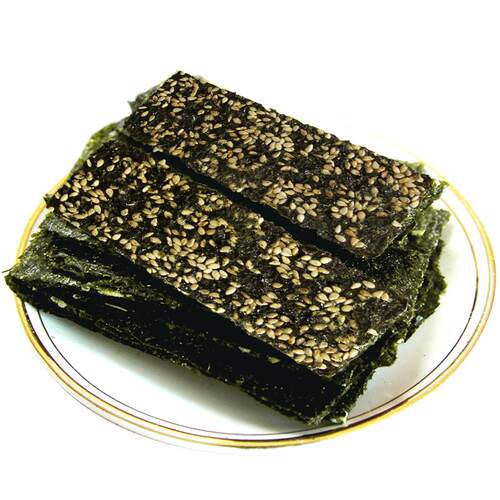 芝麻海苔夹心脆即食紫菜海苔片大袋海苔碎卷小吃海味零食威海特产