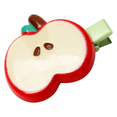 女童可爱甜美苹果发夹儿童刘海夹