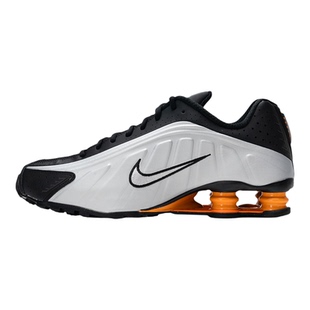 耐克正品Shox R4男子减震耐磨经典拼接气柱运动休闲跑步鞋 HQ1988