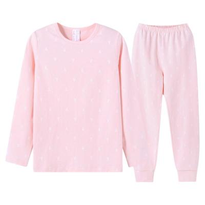 安奈儿童装男童女童秋衣秋裤套装2025秋新款保暖时尚弹力家居服