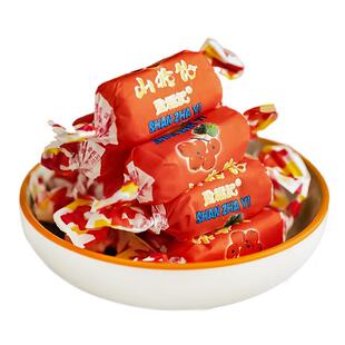 正品山东高粱饴软糖500g圣福记山楂味怡糖喜糖拉丝水果糖儿童怀旧