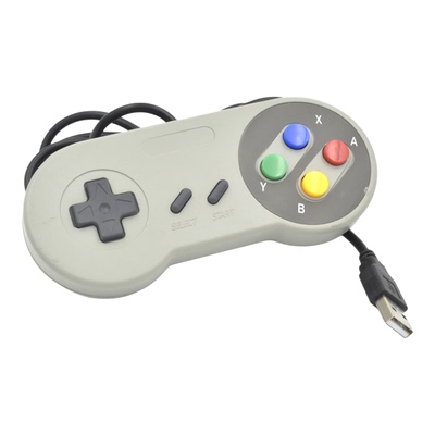usb超级任天堂游戏SFC手柄技尔