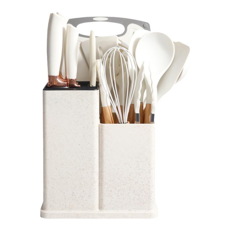 硅胶厨具19件套锅铲汤勺套装耐高温不粘锅烹饪厨房用具家用硅胶铲