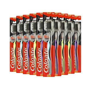 高露洁牙刷组合装超细软毛护龈含炭深层牙缝清洁成人家庭装正品