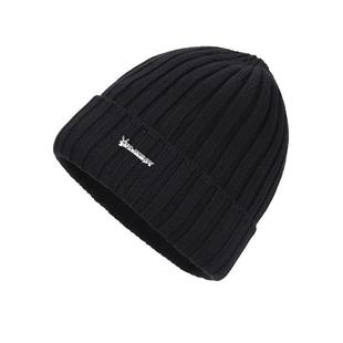 花花公子帽子男冬季新款保暖针织帽防寒加绒加厚骑车冷帽毛线帽潮