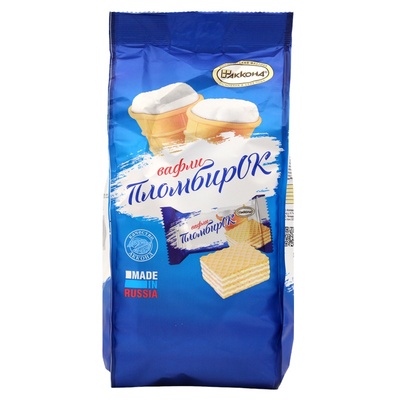 俄罗斯进口阿孔特冰淇淋威化饼干