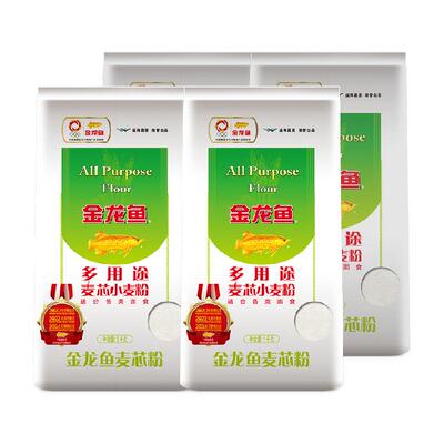 金龙鱼多用途中筋小麦粉1kg×4包