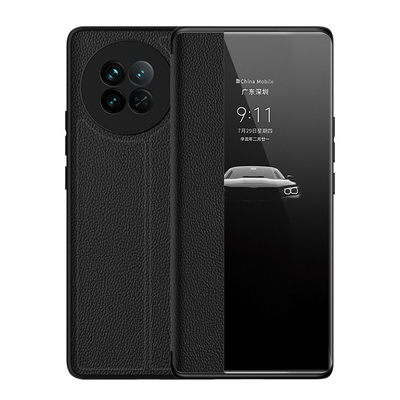 vivoX90/X80系列真皮翻盖手机壳