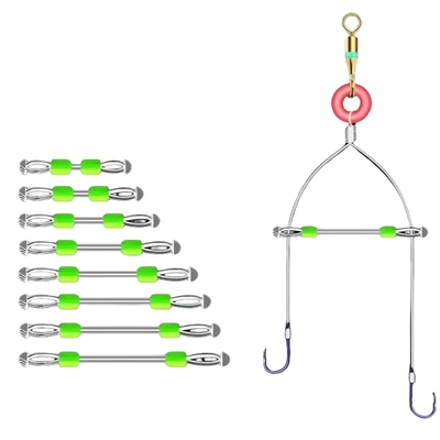 子线分叉器定距硅胶双钩分叉豆