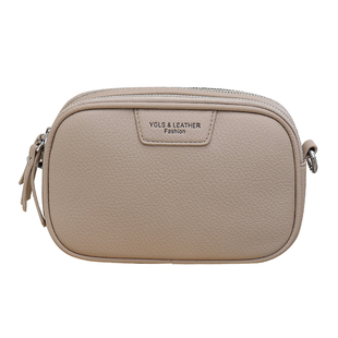 斜挎包女2025新款百搭休闲多层小包包轻便小方包通勤款软皮手机包