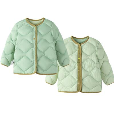 【亲子三防】迷你巴拉巴拉冬男女童双面穿羽绒服宝宝保暖羽绒外套