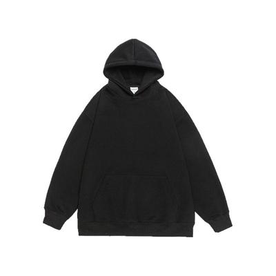 GOGOSOON卫衣男400g新款春秋连帽纯色美式重磅百搭套头上衣内搭潮