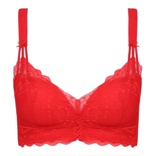 都市丽人LJH1H1新款小胸聚拢蜜桃杯调整侧收副乳防下垂四排扣文胸