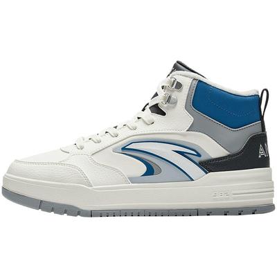 安踏启源982丨皮面高帮加绒板鞋