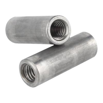 铁本色圆柱螺母加长圆柱螺母