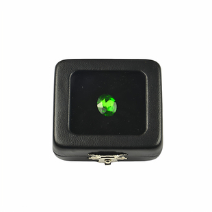 皮盒裸珠裸石盒钻珠宝项链吊坠戒面珍珠文玩翡翠玉琥珀展示盒收纳