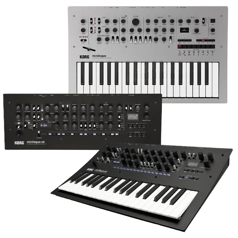 Korg Minilogue XD 37键桌面可编程数字模拟合成器步进音序器