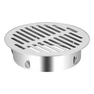 304不锈钢防鼠阳台地漏天台110管160pvc户外75管防堵排水花园平面