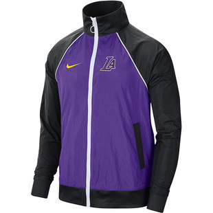 Nike/耐克正品洛杉矶湖人队 男子运动休闲夹克外套DD3673-504