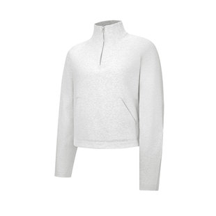 Loungeful 女士半拉链烟囱领卫衣*拉绒丨lululemon丨LW3JZRS
