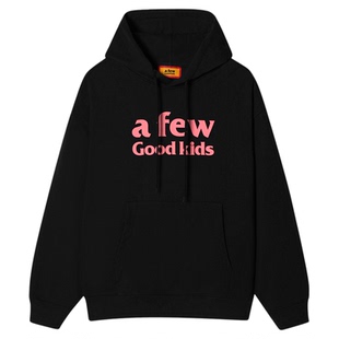 AFGK25FW双排logo基础帽衫秋季连帽卫衣男女美式街头情侣休闲上衣