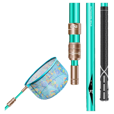 碳素抄网超轻超硬大物伸缩