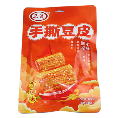 卫道手撕豆皮香辣味手工辣片