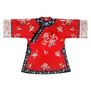 启葳朝晖原创 锦绣蝶羽清汉女传统服饰晋商少奶奶服装印花马面裙