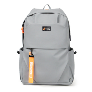 AI艾飞尼迪防水帆布双肩包男女大容量学生休闲书包潮流旅行背包