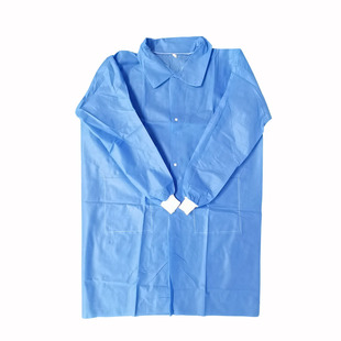 一次性无纺布工作服防尘加厚实验服食品厂车间参观服白大褂洁净服