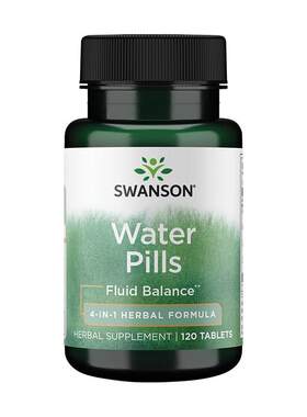 Swanson斯旺森草本复合消水丸120粒改善脸肿眼肿水肿浮肿膳食纤维