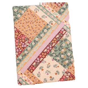 韩国进口nesshome棉麻布料复古碎花拼布包袋围裙手工裙子服装面料